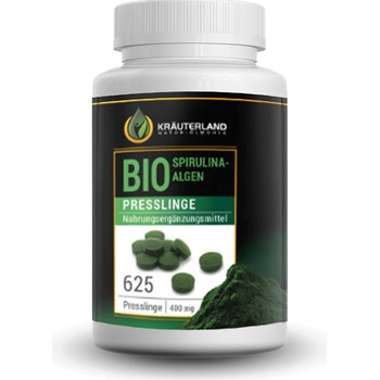 Kräuterland BIO spirulina 600 tabliet