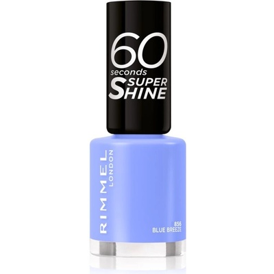 Rimmel 60 Seconds Super Shine lak na nehty 856 Blue Breeze 8 ml