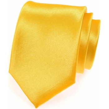 Pánska kravata žltá s leskom