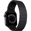 Pitaka Carbon Fiber remienok pre Apple Watch 45 mm / 44 mm / 42 mm čierny AWB1003