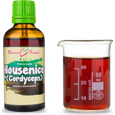 Húsenica čínska cordyceps kvapky tinktúra 50 ml