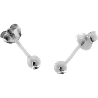 Argento Strieborné náušnice - guľky, priemer 3 mm 66956