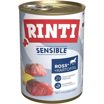RINTI Консерва rinti sensible кон, черен дроб и картоф 400 г