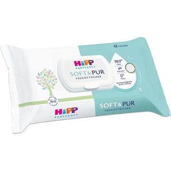 Image 1 of HiPP Babysanft Мокри кърпички 99, 9% вода - 48 броя