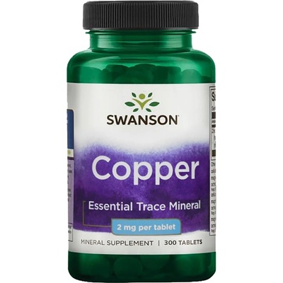 Swanson Albion Copper 2 mg [300 Таблетки]