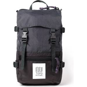 Topo Designs Дневна раница Topo designs Rover Pack Mini Recycled Daypack - Black / Grid - размер One Size (502-8703-1611)