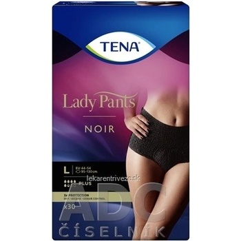 Tena Lady Pants PLUS NOIR LARGE 30 ks