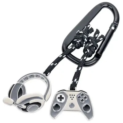 TROIKA Ключодържател Troika-GAMING (KR25-03/BK)