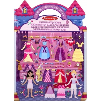Melissa & Doug Adhezní sešit se samolepkami Princezny