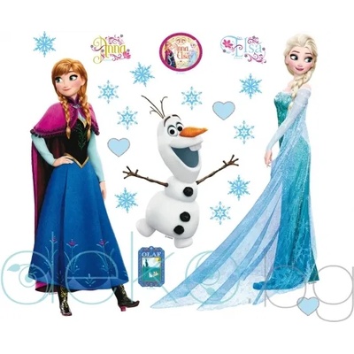 Стикер disney Елза, Ана и Олаф (15122-1095)