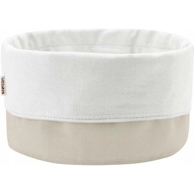Stelton CLASSIC Bavlněný Košík na Pečivo - Chlebník - Béžovo/Bílý