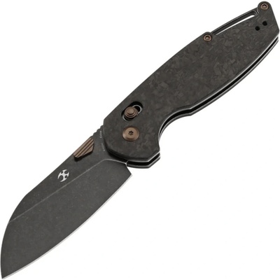 Kansept Model 6 Blackwash CPM S35VN,Shred CF K1022V1