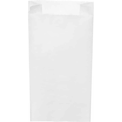sáčky papírové 1,50kg/1000ks, 130+70x280mm, Bílé