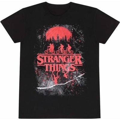 Heroes Inc tričko Stranger Things Vintage Poster černá