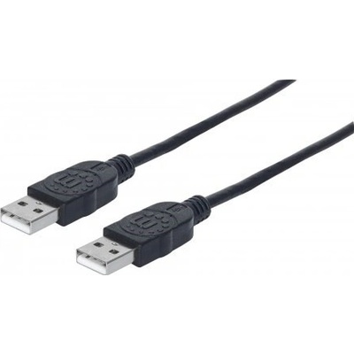 Manhattan 353892 USB 2.0, Type-A Male to Type-A Male, 1m, černý