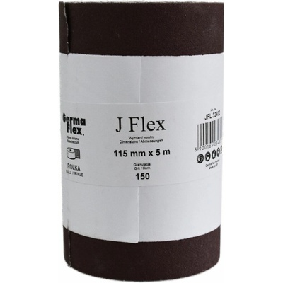Germaflex Brusné plátno 11,5cm x 5m v roli Brúsne plátno rolka zrnitost P150
