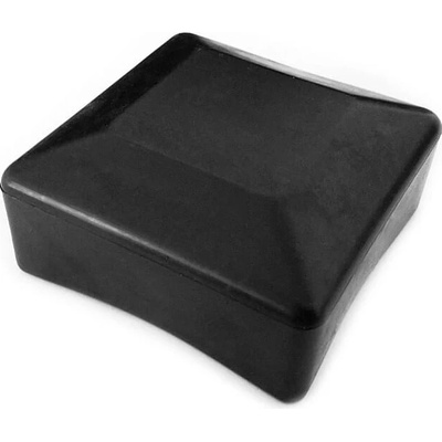 Krytka převlečná PVC; 80x80mm; Černá