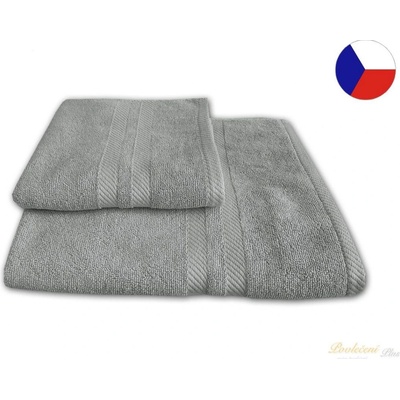 Pemitex Osuška LINDA světle šedá 70 x 140 cm