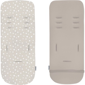 Kikkaboo Двулицева мемори подложка за количка Kikkaboo - Dots, Beige (31106010106)
