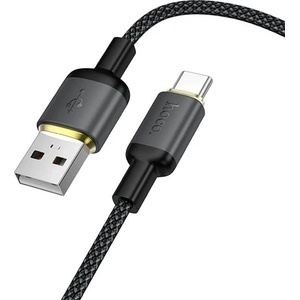 hoco. X128 USB кабел за данни - Type-C, 100 см, ЧЕРЕН (X128)