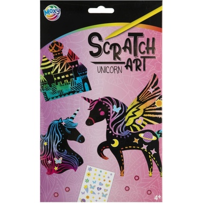 Grafix Škrabací obrázek s doplňky unicorn