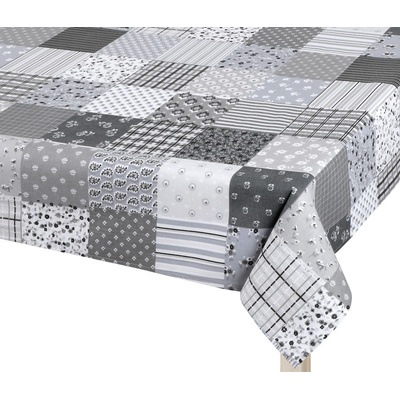 Bellatex Ubrus Adéla Patchwork šedá 120x140 cm