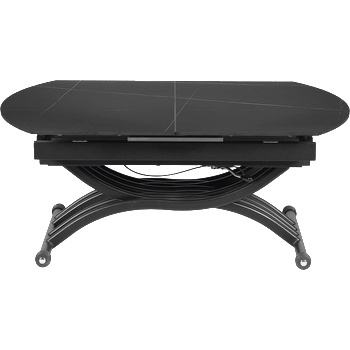 Carmen Разтегателна маса с повдигащ механизъм lesko - черна (3531039)