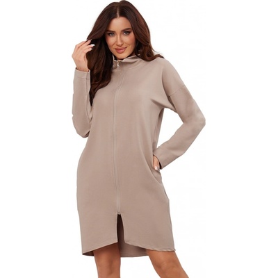 Italian Fashion dámský župan GRAFI dl.ruk. béžová