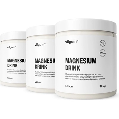 Vilgain Magnesium Drink 3× citron 325 g