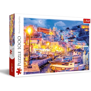 Image 1 of Trefl Пъзел Trefl от 1000 части - Нощен остров Прочида, Италия (10794)