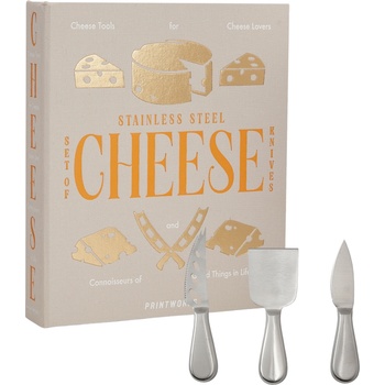 Printworks Ножове за сирене The Essentials в подаръчна кутия 3 части (PW00627)