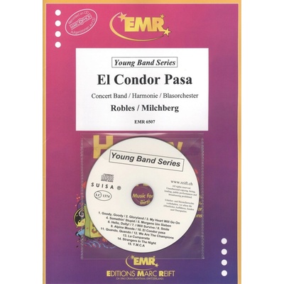 EL CONDOR PASA for Concert Band + CD partitura + party