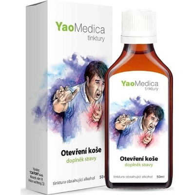YaoMedica Otvorenie koša tinktúra uvolňuje hrudný kôš 50 ml