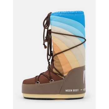 Tecnica Moon Boot Icon Rainbow Shitake Brown Blue