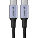 Ugreen 70428 USB-C / USB-C PD QC 3.0 5A 100W, 1,5m, sivý