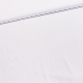 Bavlněný satén SARAH UNI bílý krojový, jemný česaný, š.140cm (látka v metráži)
