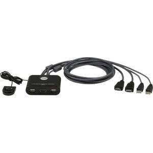 ATEN KVM суич ATEN CS22HF, 2x HDMI, USB, за два компютъра (ATEN-CS22HF)