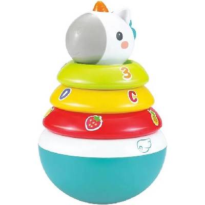 HOLA Играчка за сортиране Hola Toys - Roly Poly Unicorn (3136)
