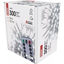 Emos D4CC02 300 LED rampouchy 5 m venkovní i vnitřní studená bílá ovladač programy časovač