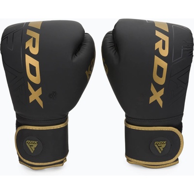 RDX f6 черни/златни боксови ръкавици bgr-f6mgl