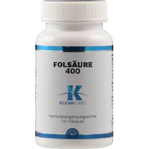 KLEAN LABS Фолиева киселина 400 - 100 капсули