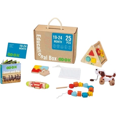 Tooky Toy Образователен комплект Tooky Toy - Монтесори, 25 части (111142)