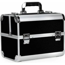 Aptel Kosmetický kufřík 35x25x31cm stříbrno-černý CA34B