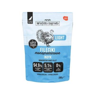 Wiejska Zagroda Monoproteinové filety z krůty Light 280 g