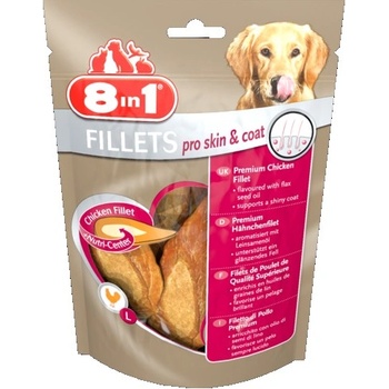 8in1 8in1 Fillets Pro Skin & Coat S - филенца за хубава козина 80 гр