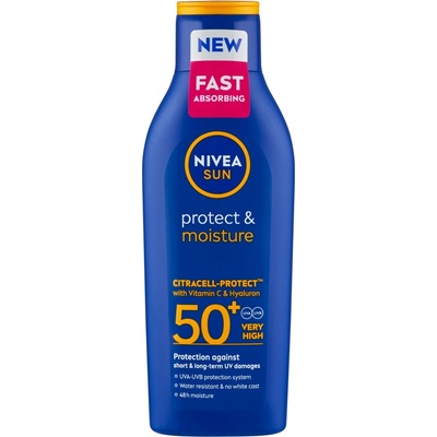 Nivea слънцезащитен и хидратиращ лосион SPF 50+