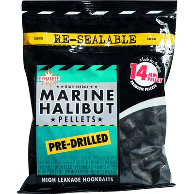 Dynamite Baits Pelety s dírkou Marine Halibut 900 g 14 mm