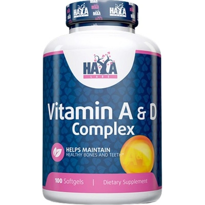 Haya Labs Vitamin A & D Complex [100 Гел капсули]