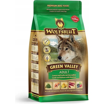 Wolfsblut Green Valley Adult jehněčí a losos 12,5 kg