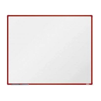 Extera Bílá magnetická tabule boardOK, 150 x 120 cm červená 52384